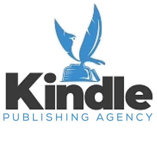Kindle Publishing Agency logo: A sleek and professional logo representing a publishing agency specialized in Kindle books